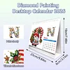 Calendrier 2026 Kit de peinture au diamant Gnome de No&euml;l DIY Diamond Art Bureau Calendar