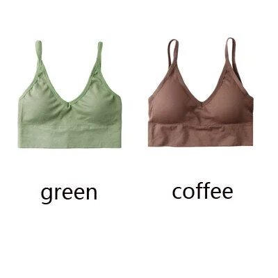 1/2 pcs Sexy Women Top Bras For Women Underwear Top Female Seamless Bra Backless Wirefree Push Up Bralette Brassiere Bra
