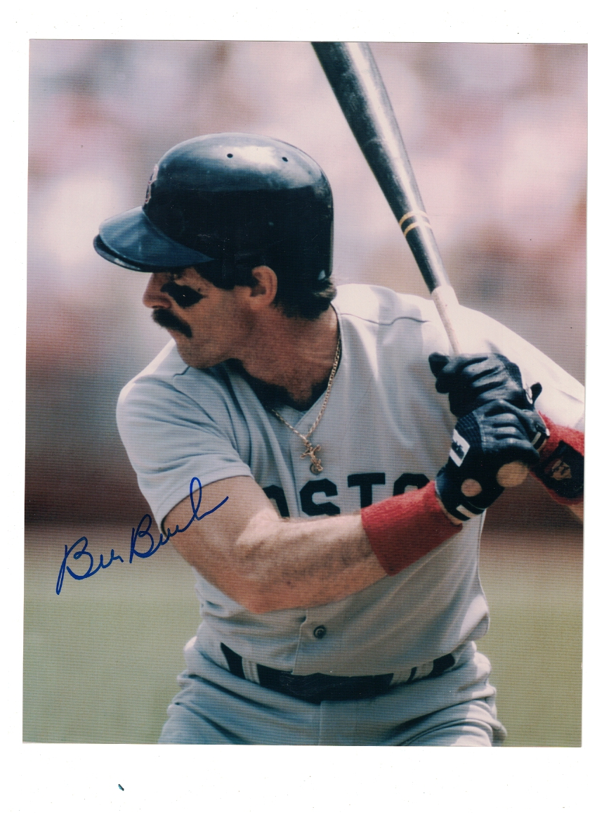 Bill Buckner Boston Red Sox Signed 8x10 Photo Poster painting W/Our COA