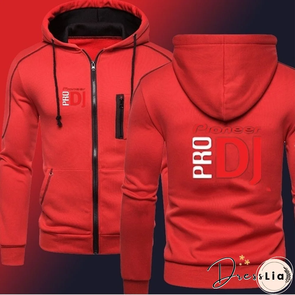 Newest Fashion Pioneer Pro DJ Sweatshirts Fleece Zipper Hoodie HipHop Jackets