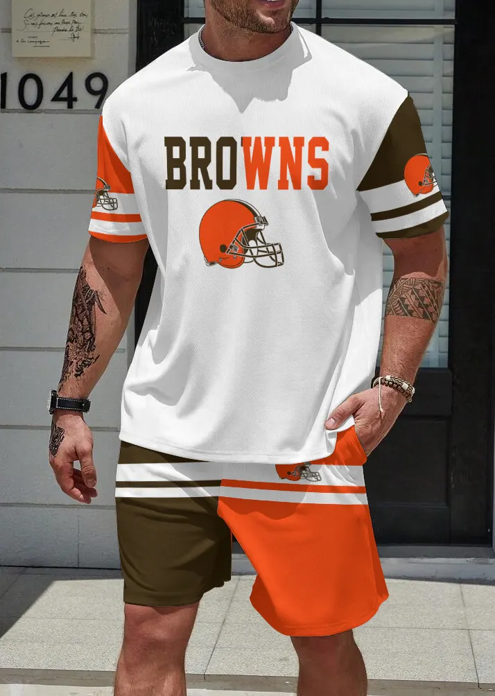 Cleveland Browns  Limited Edition Top And Shorts Two-Piece Suits