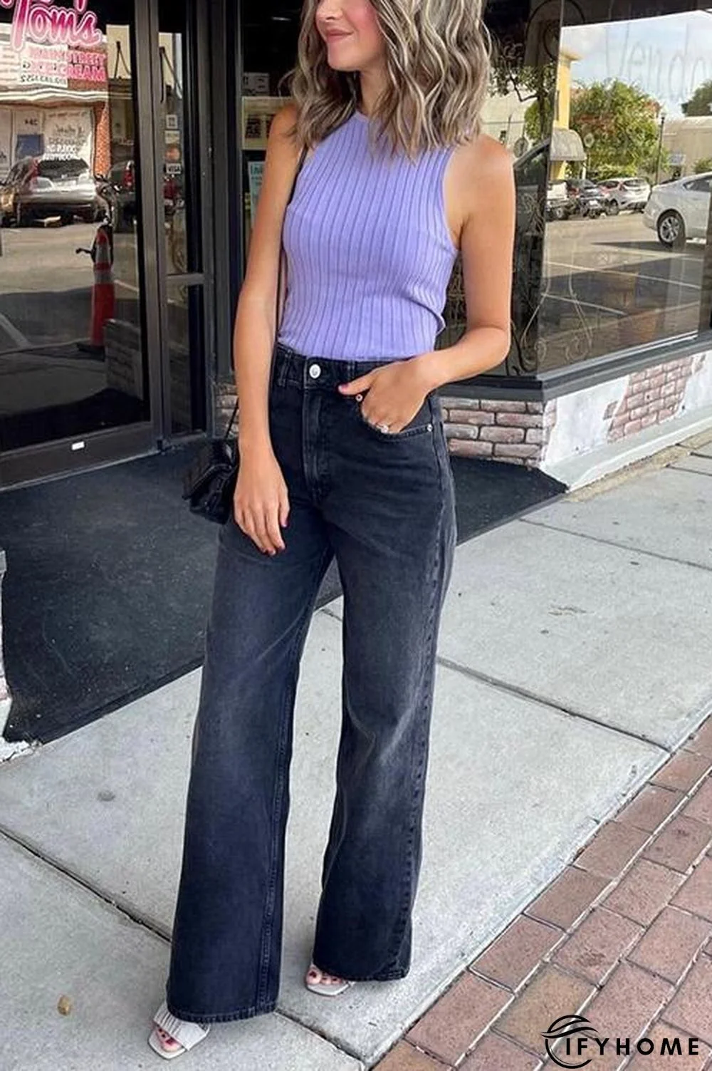 Loose Straight Leg Jeans | IFYHOME