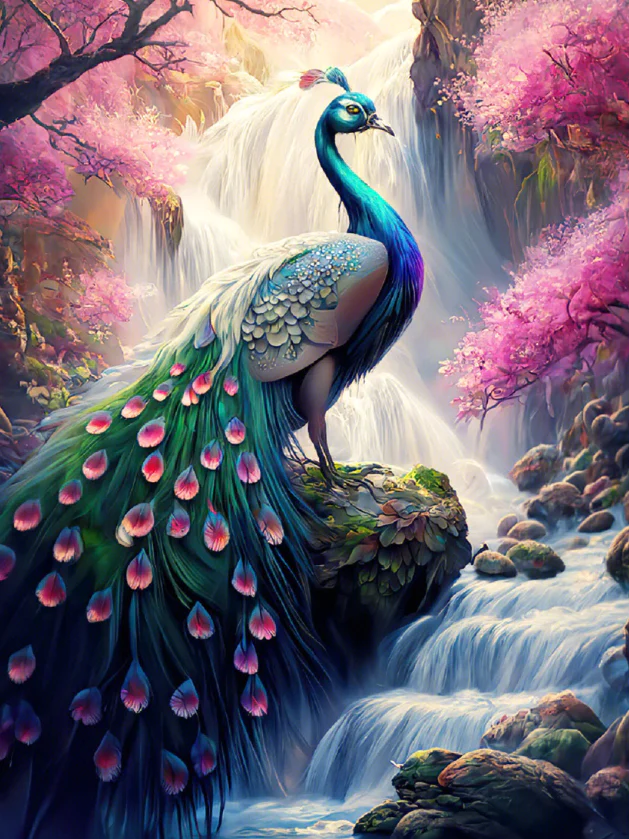 Diamond Painting - Peacock