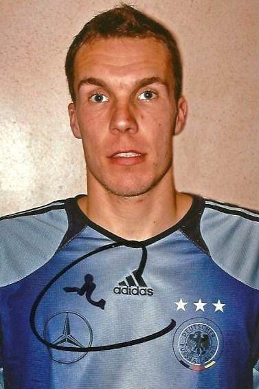 Robert Enke (+) GOALKEEPER autograph, In-Person signed Photo Poster painting