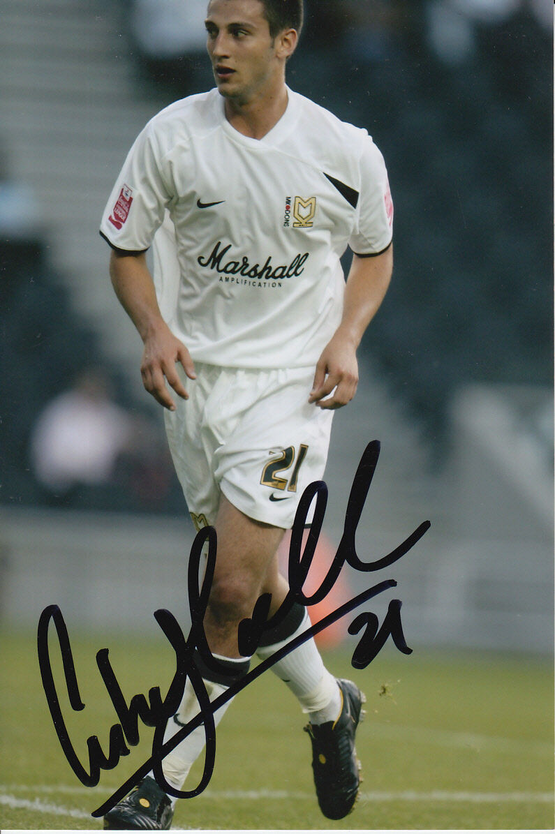 MK DONS HAND SIGNED LUKE HOWELL 6X4 Photo Poster painting 1.