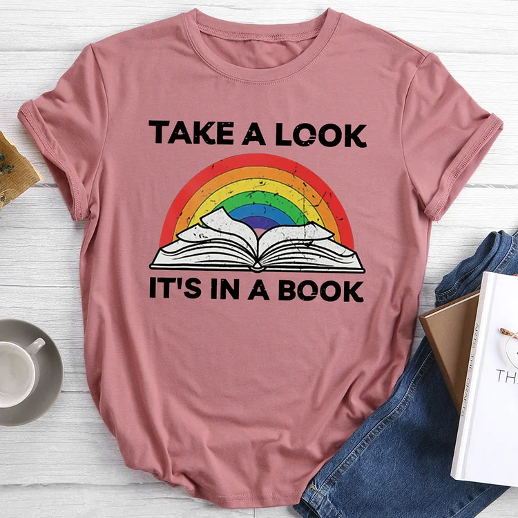 Take a book it's in a book T-shirt Tee -013477