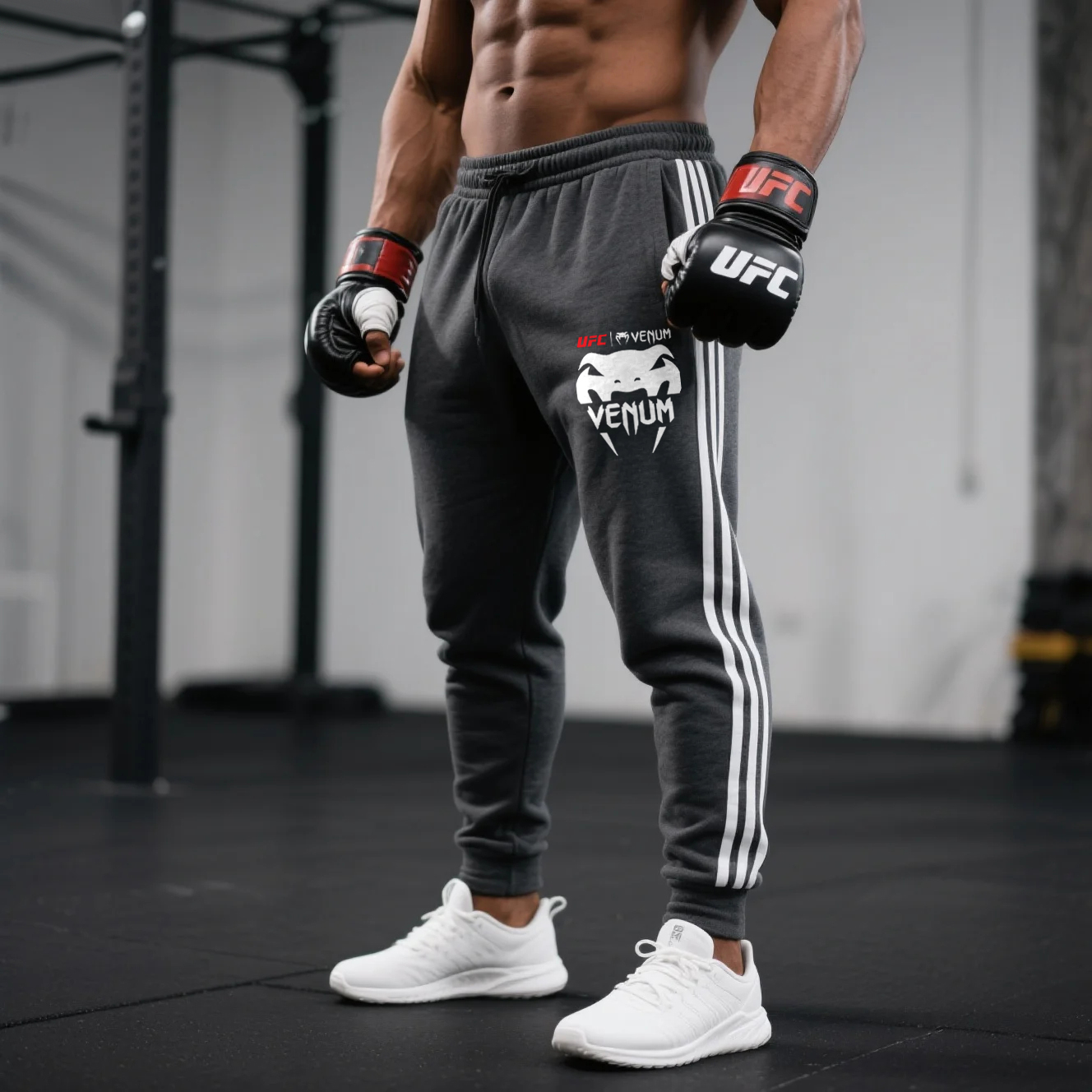 Laser Printing Large Size Loose And Comfortable Sweatpants Fitness Sports Extreme Fighting Pants / TECHWEAR CLUB / Techwear