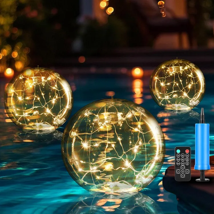 Solar Floating Pool Light &mdash; Waterproof and Color-Changing - Buy 1 Get 1 Free！