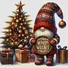 Christmas Tree Gnome - 11CT Stamped Cross Stitch - 40*40cm