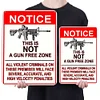 Notice This Is Not A Gun Free Zone - Vintage Metal Signs - 20*30cm/30*40cm - Warning