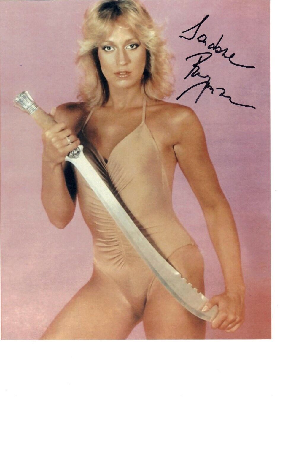 Sandahl Bergman Conan Original 8X10 Signed 8X10 Pic At Hollywoodshow