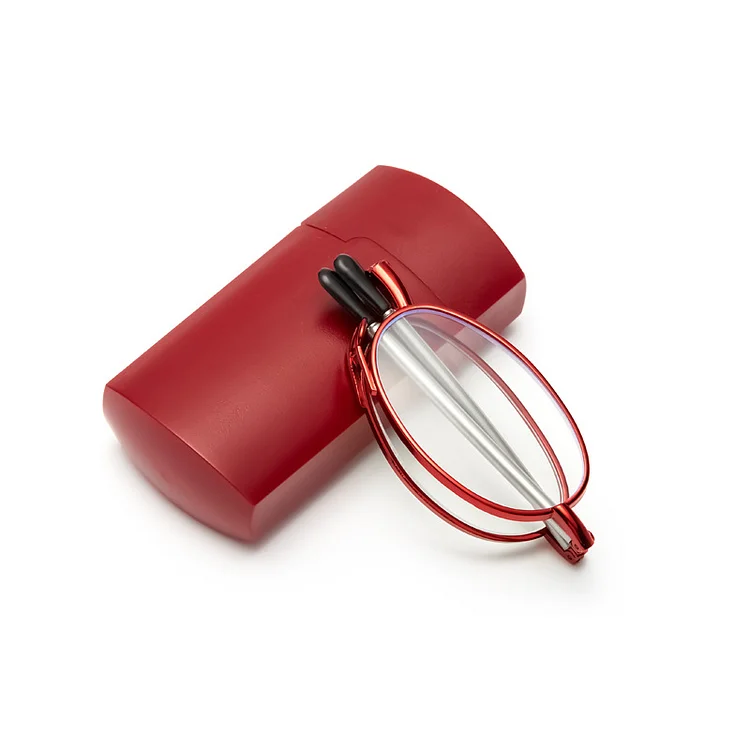 Men Women Folding Reading Glasses Design Computer Glasses Unisex Presbyopia Prescription Eyewear Diopter with Box