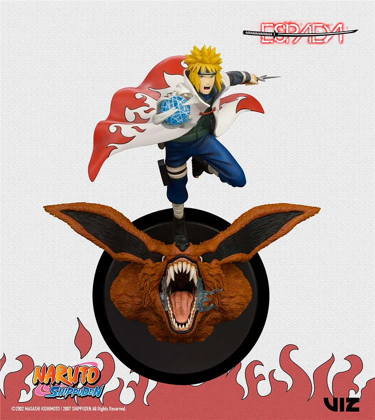 PRE-ORDER Espada Art Naruto Namikaze Minato VS Kurama 1/8 Statue(GK)