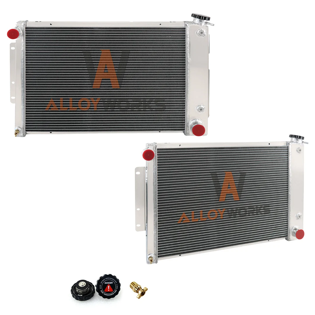 Three Core Radiator 3 Row Core Radiator For 1967-69 Chevy Camaro / Pontiac Firebird Big ...