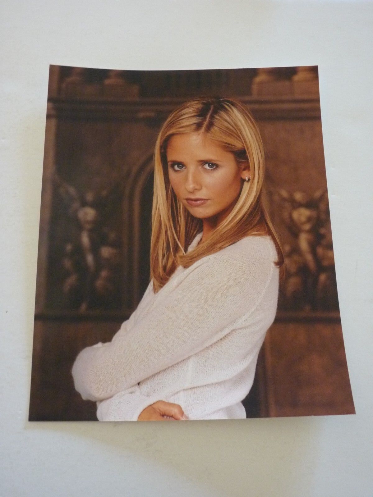 Sarah Michelle Gellar Sexy Actor 8x10 Color Promo Photo Poster painting