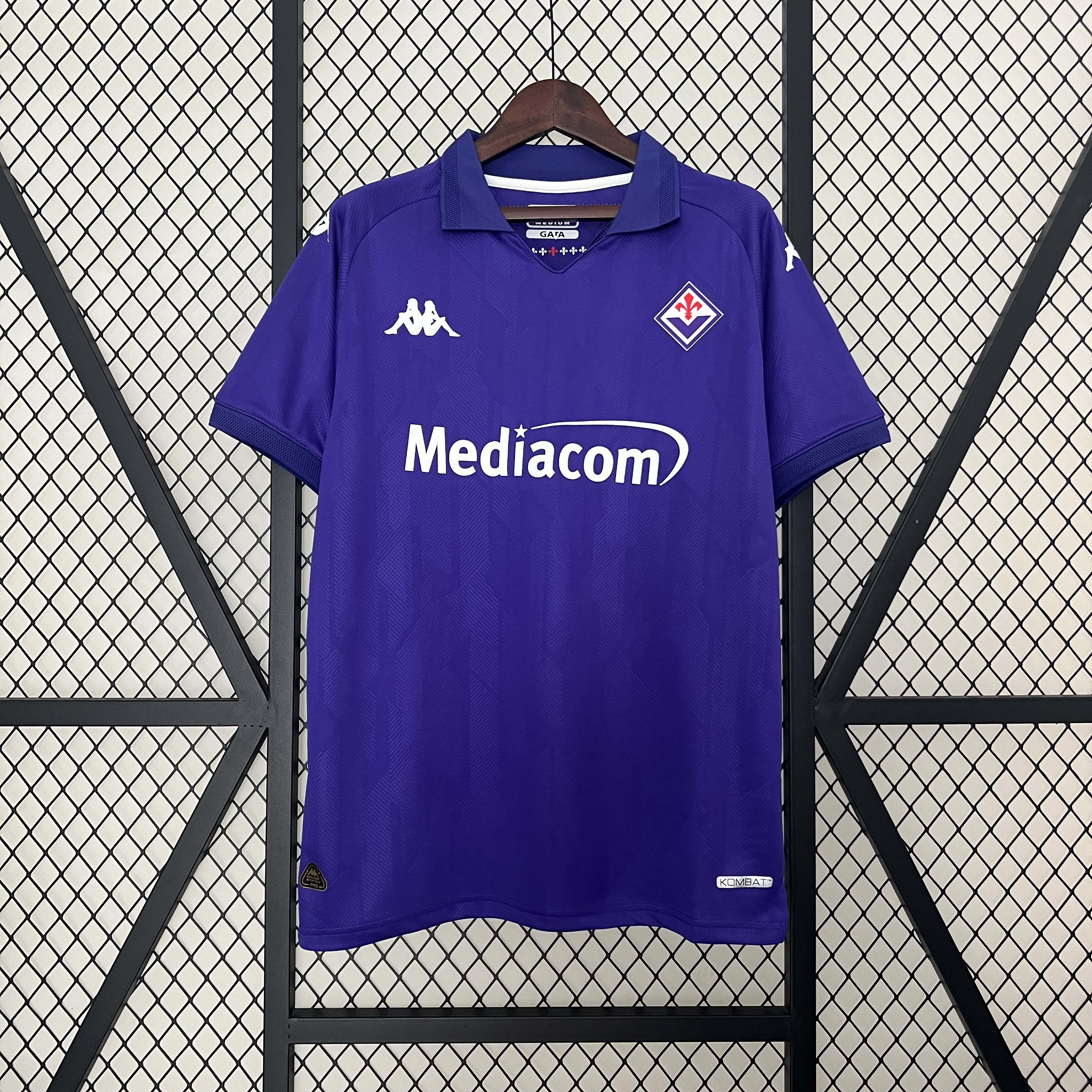 2024-2025  Fiorentina Home Football Shirt 1:1 Thai Quality