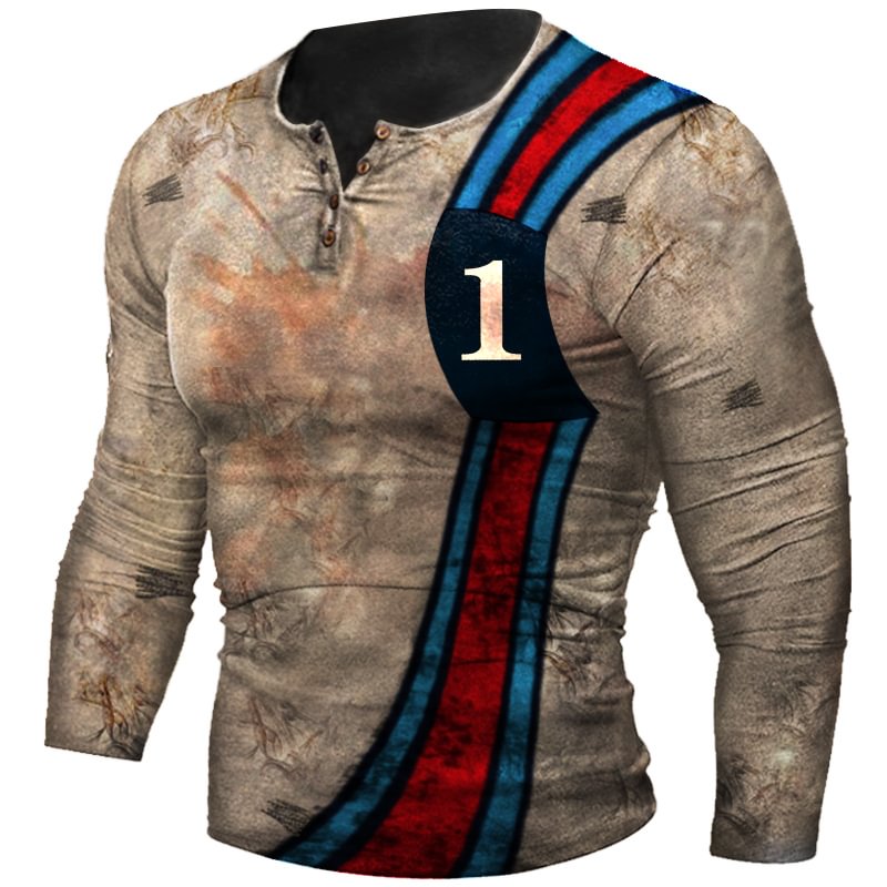 Men's Herbie Racing Livery Retro Tactical Sports Top-Compassnice®