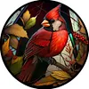 4pcs Diamond Painting -DIY Round Drill Stained Glass Animal