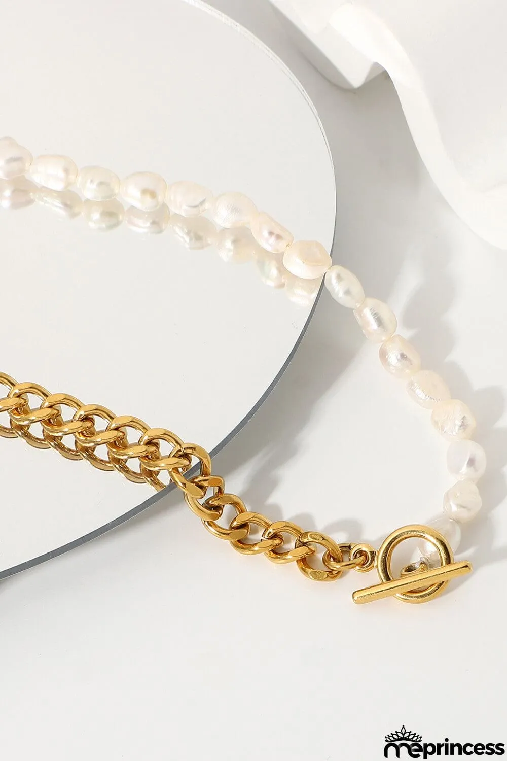 Dream Life Pearl Chunky Chain Necklace