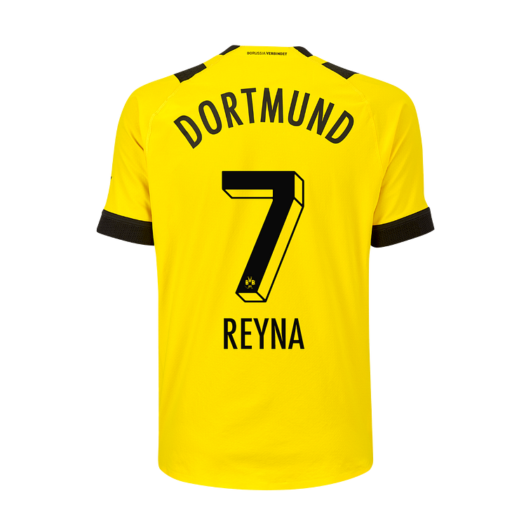 Borussia Dortmund Giovanni Reyna 7 Home Trikot 2022-2023