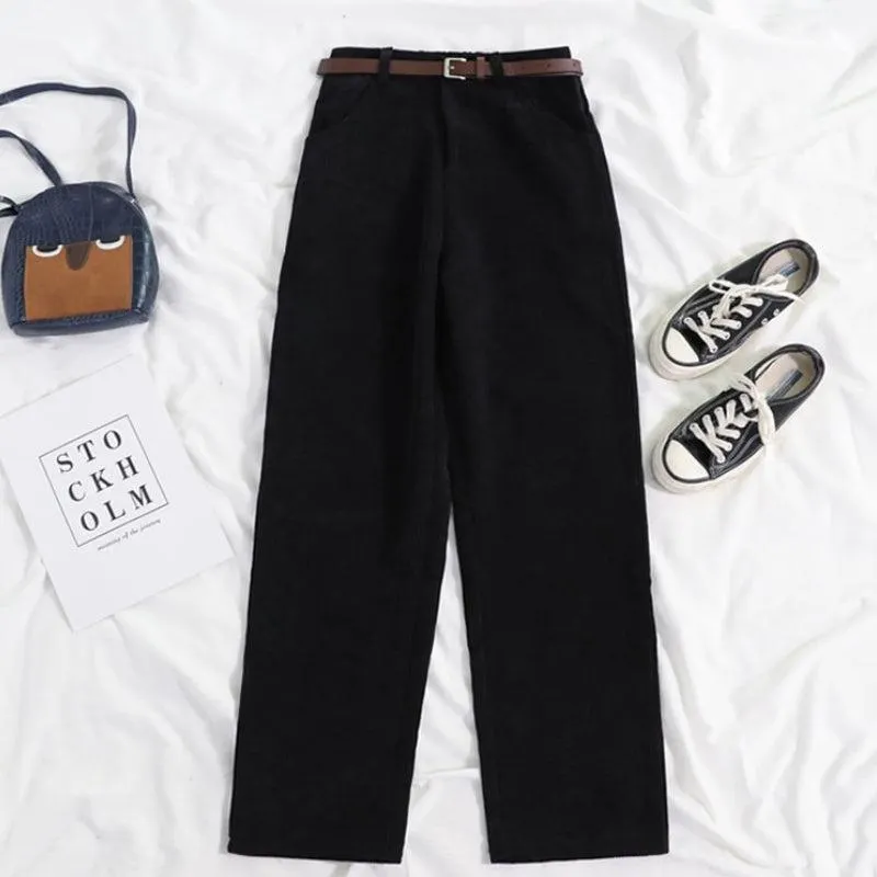 Brownm Academia Corduroy Pants