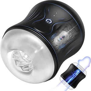 Jaffen Fully Automatic 10-frequency Vibration Male Penis Rolling Cup