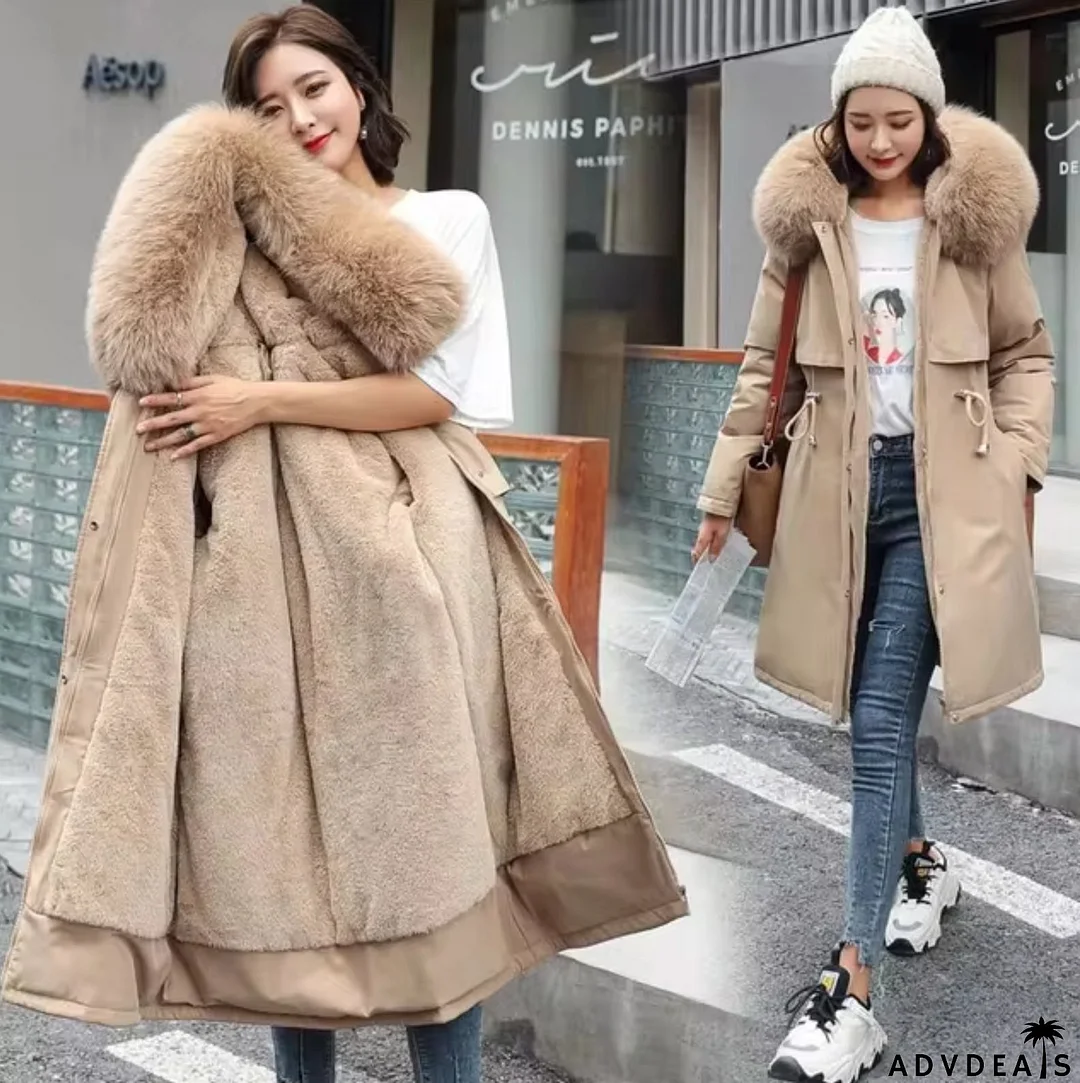 Long wool coat with hood