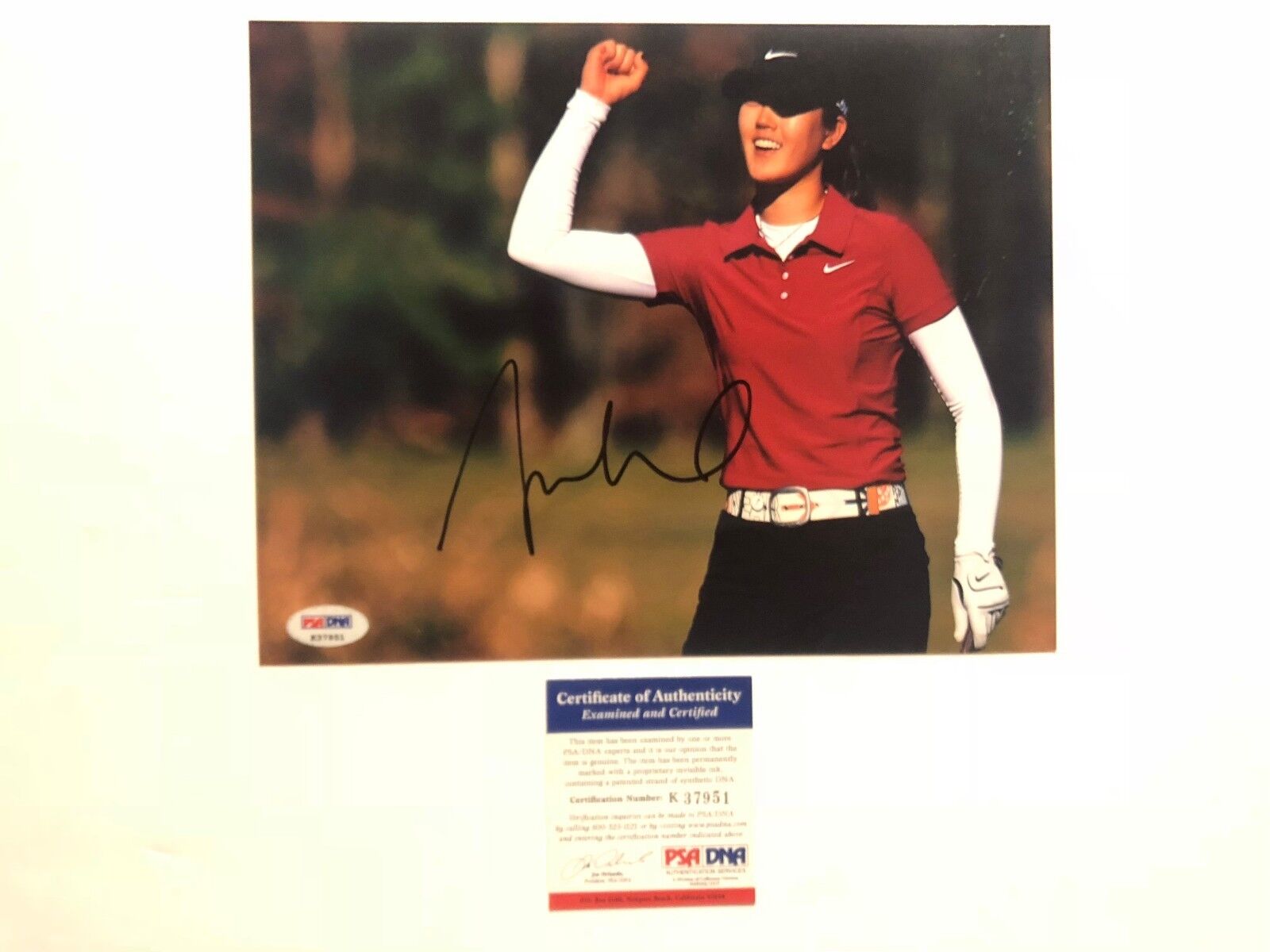 Michelle Wie Hot! signed autographed LPGA golf 8x10 Photo Poster painting PSA/DNA coa