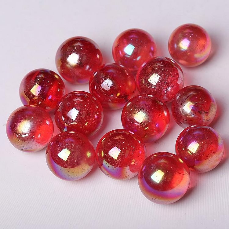 0.25kg Aura Red Crystal Spheres Crystal wholesale suppliers
