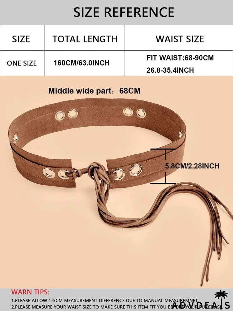 Eyelet Decor Belt
