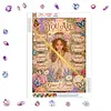 Floral Arch Curly Hair Lady Special Shaped 5D DIY Partial Drill Diamond Painting Kits for Adults Beginners Home Decor Diamond Dots Paintings Diamond Art Kit 11.81x15.75inch