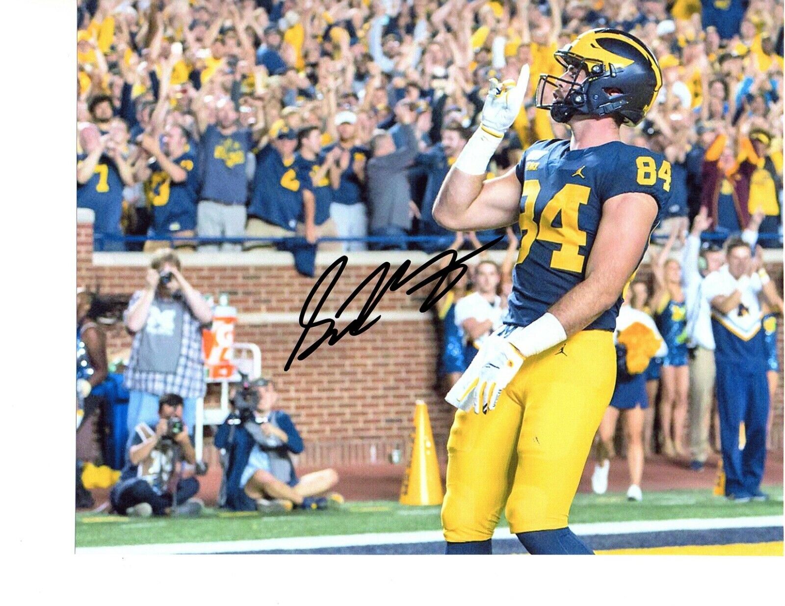 Sean McKeon Michigan Wolverines signed autographed 8x10 football Photo Poster painting K