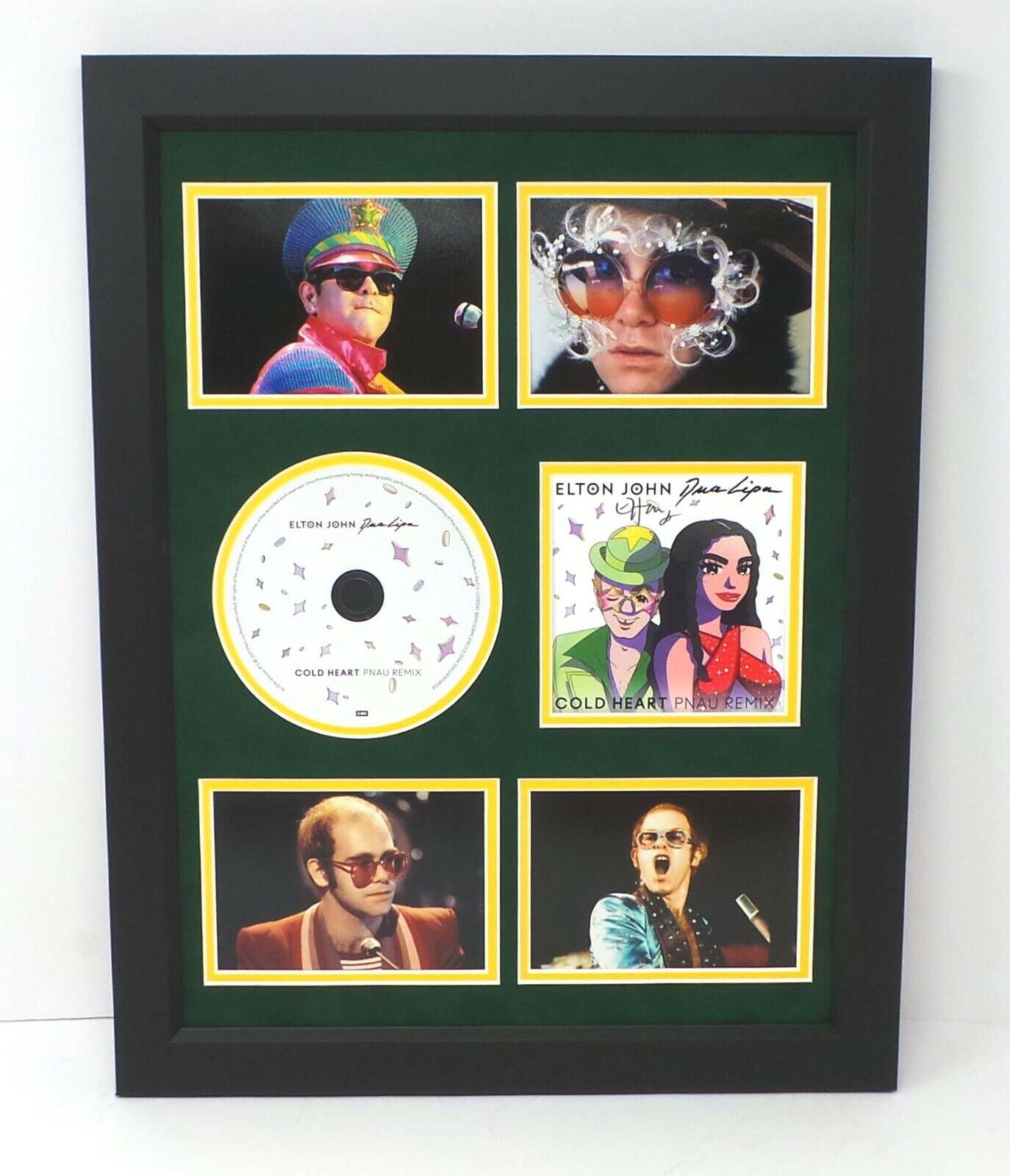 Elton JOHN Signed Mounted & Framed 16x12 CD Artcard Photo Poster painting Display 2 AFTAL RD COA