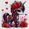 Rose Unicorn-14CT Counted Cross Stitch 40*40cm/15.75*15.75in tapestrymarket