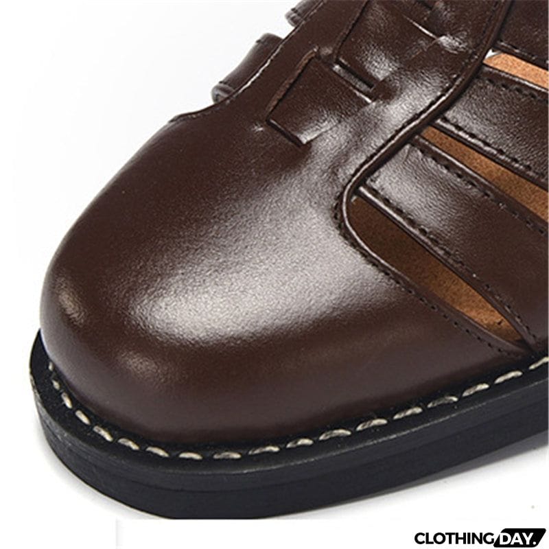 Soft Breathable Solid Color Sandals For Men