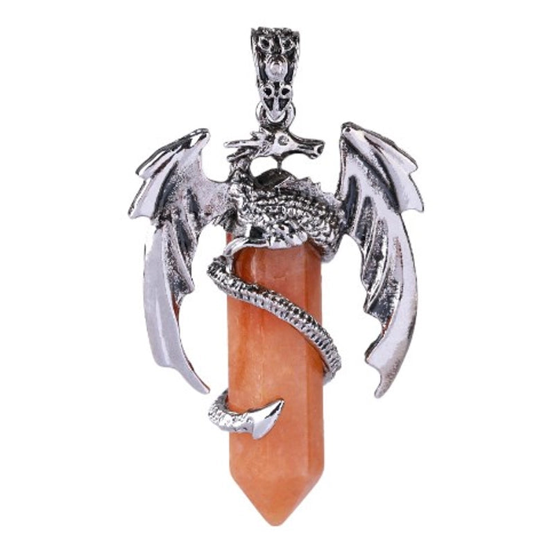 Cool Style Dragon Rope Copper Plating Inlay Natural Stone Unisex Pendant Necklace Necklace Pendant