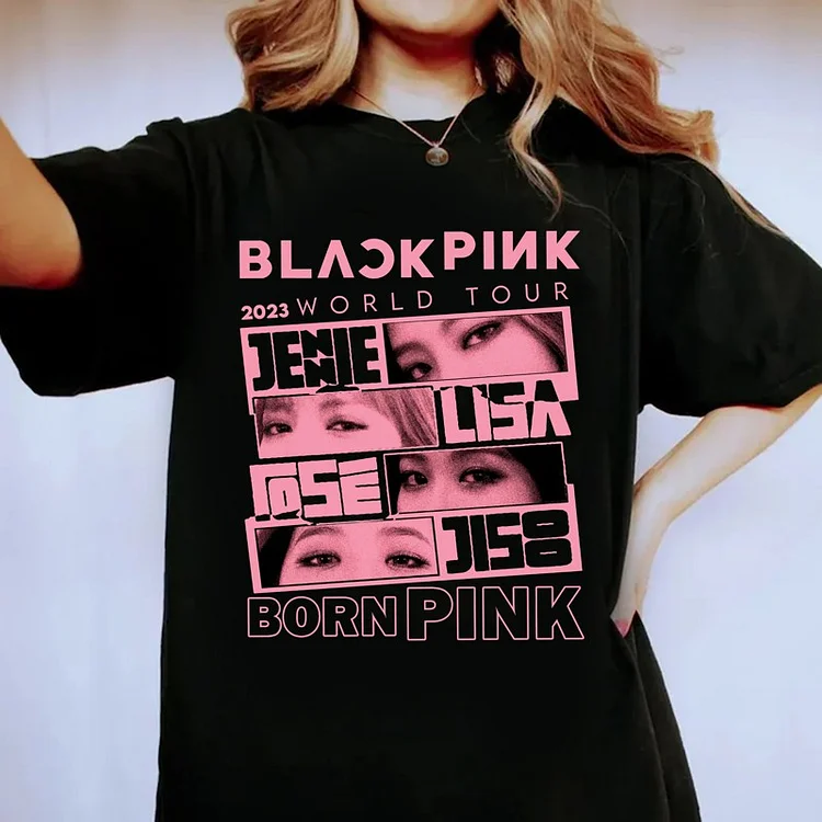 BLACKPINK World Tour BORN PINK 2023 Encore Photo T-shirt