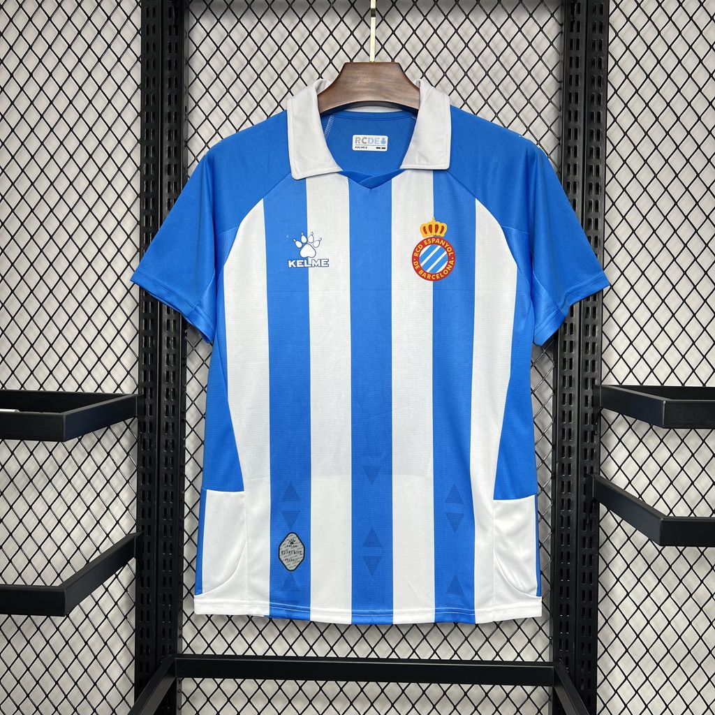 Espanyol maillot foot domicile 2024 2025  Maillot De Fou, site maillot de foot pas cher