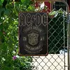 AC/DC - Panneaux en &eacute;tain m&eacute;tallique(20*30cm/30*40cm) - Musique