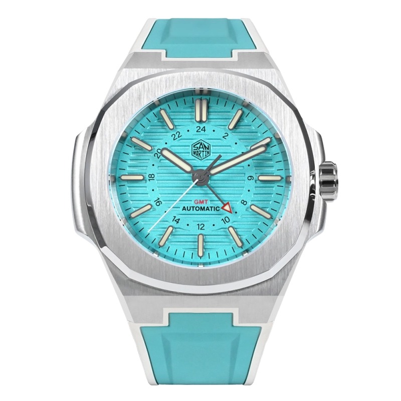 ★Summer Sale★San Martin 43mm GMT Classic Business Luxury Watches SN075 San Martin Watch san martin watchSan Martin Watch