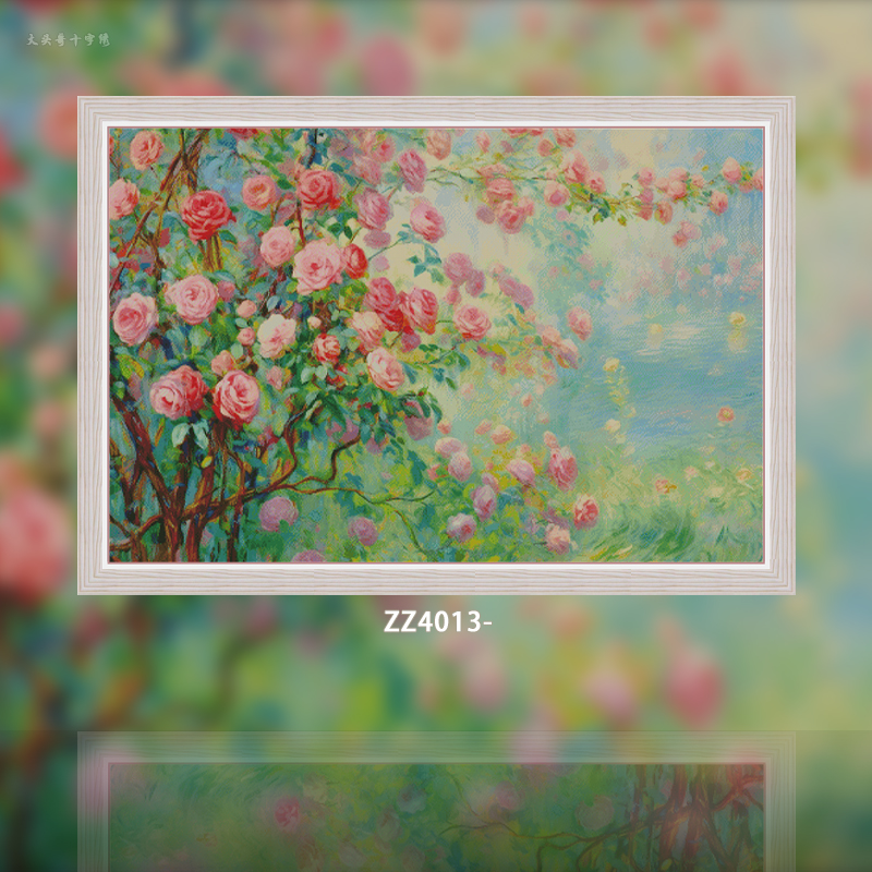 [ZZ4013-A Tree of Flowers]  Painting Fairy Cross Stitch
