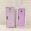 Etude House Small Metal Storage Cabinet, Desktop Storage, Girl's Storage Cabinet, Small Metal Cabinet