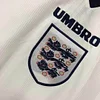 1996 Retro England Home Soccer Jersey