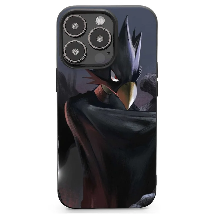 Fumikage Tokoyami Anime My Hero Academia Phone Case Mobile Phone Shell IPhone 13 and iPhone14 Pro Max and IPhone 15 Plus Case - Heather Prints Shirts