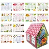DIY Diamond Painting Special Shape Desktop Cabin Calendar Organizer Box Kit(Flower Bird)