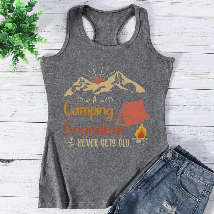 camping Vest Top-Annaletters