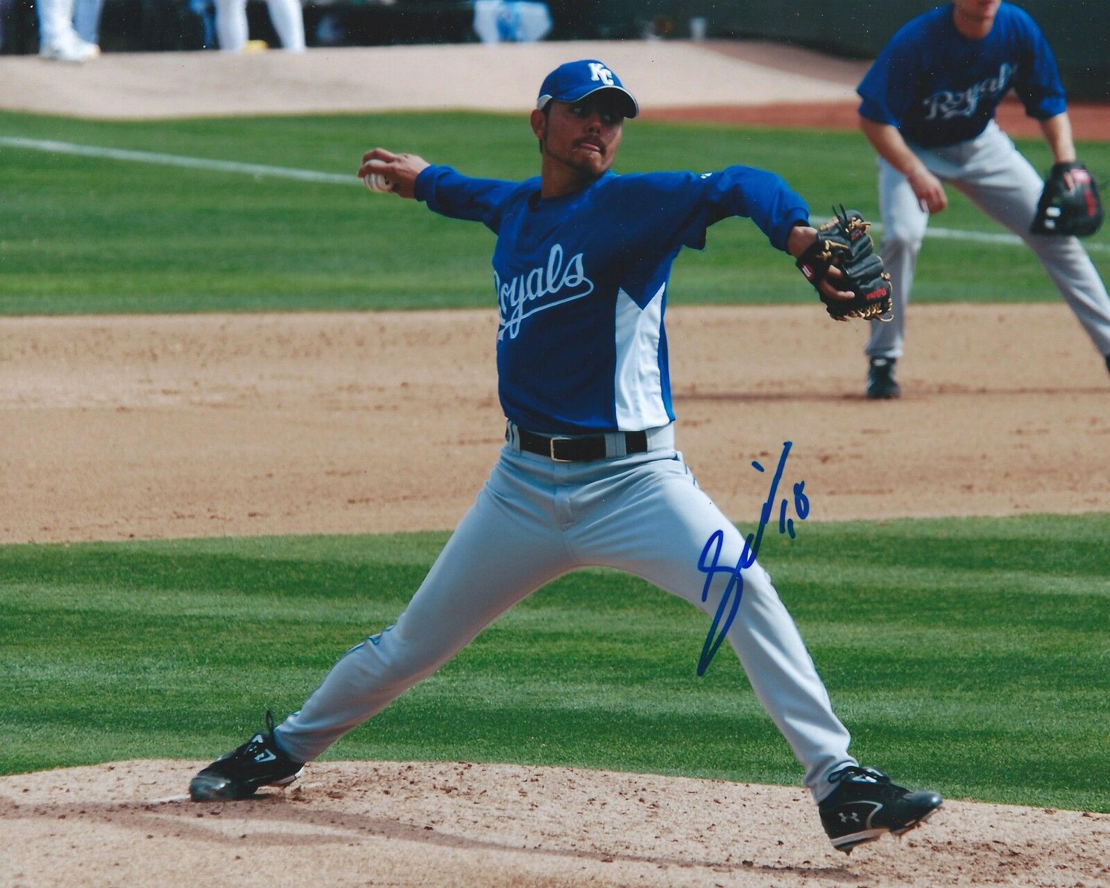 **GFA Kansas City Royals *JOAKIM SORIA* Signed 8x10 Photo Poster painting COA**