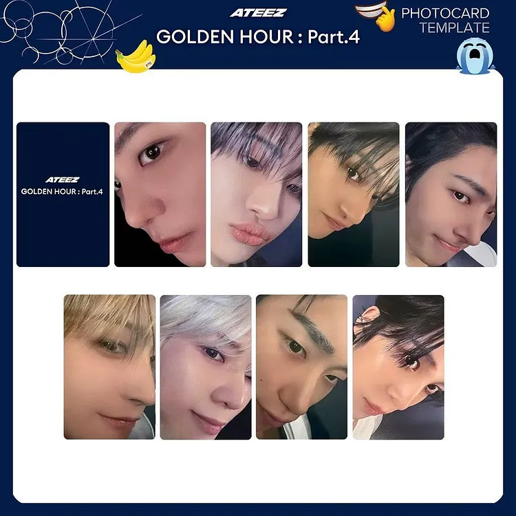 Ateez Golden Hour Part 4 Album Card
