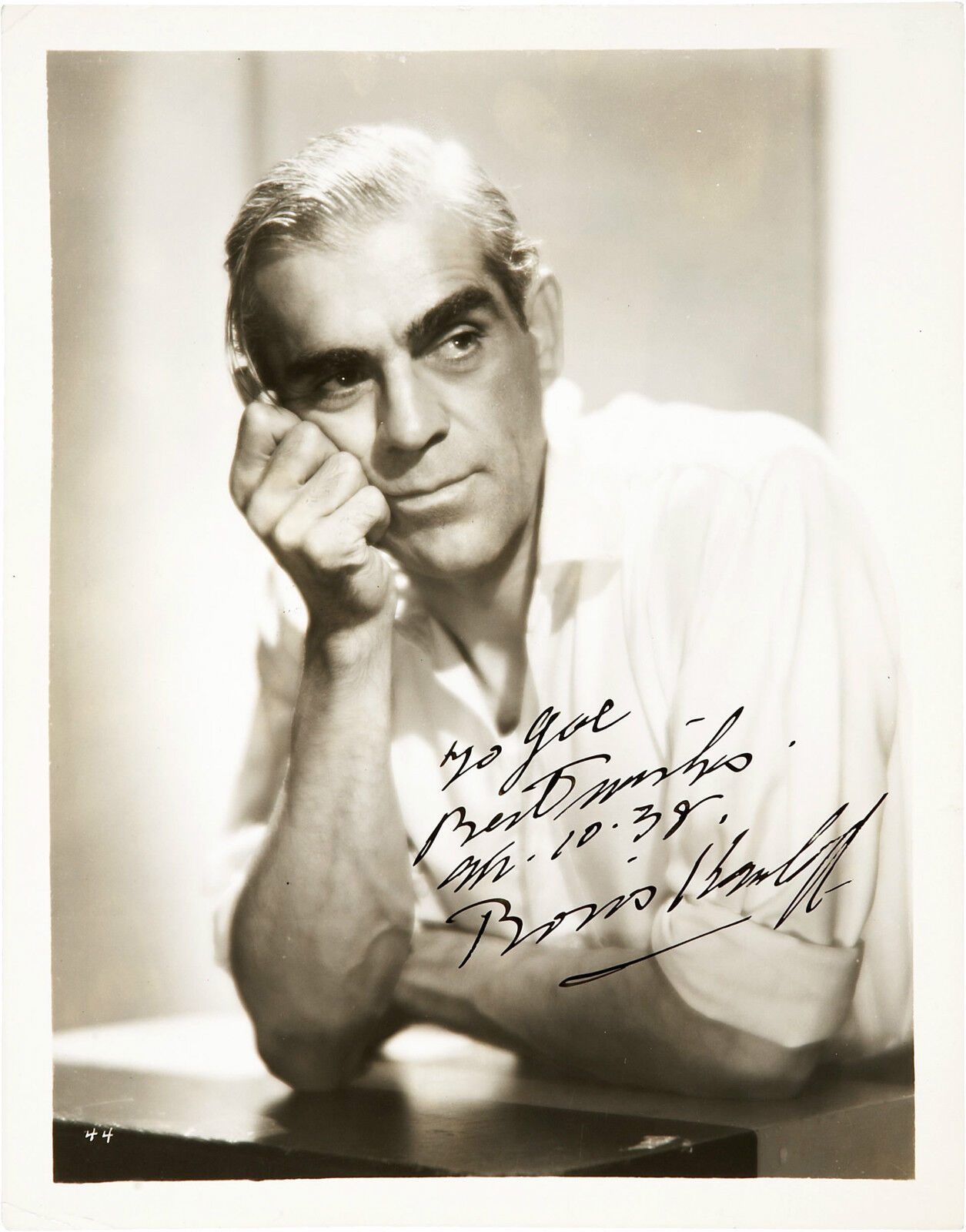 BORIS KARLOFF Signed Photo Poster paintinggraph Horror Film Actor Frankensteins Monster preprint