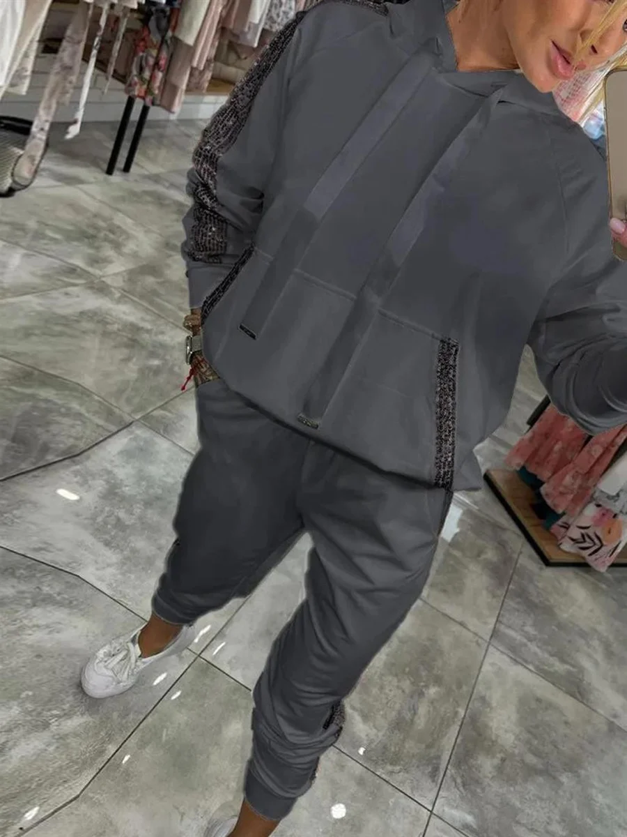 Athvotar Athvotar And Autumn 2025 Spring And Autumn Fashion Sleeker Pocket Sports Hoodie Kit